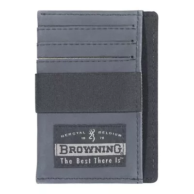Browning Genuine Leather Tactical Front Pocket Billfold Men's Wallet • $19.95