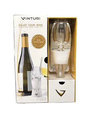 NEW Vinturi Essential White Wine Aerator With Stand And Travel Pouch • $33