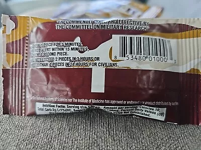 MEG - Military Energy Gum | 100mg Caffeine Pc | Cinnamon 6 Pack (30 Count) • $6.99