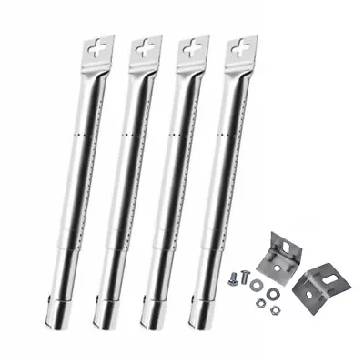 4x Universal Stainless-Steel Tube Hose Burner BBQ Gas Grill Parts Replacement UK • $58.40