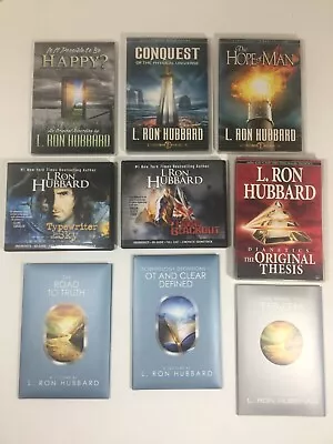 Lot Of 9 L Ron Hubbard Book / Lectures Scientology Set Of Audiobook CD Excellent • $49.99