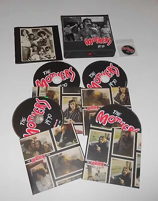 Frank Zappa The Mothers 1970 4 CD BOX SET Complete With Promo Pin FREE SHIP • $60