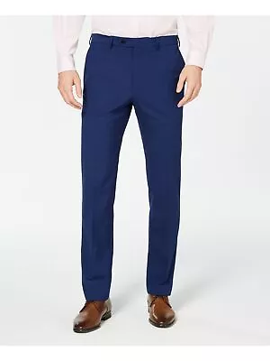 VINCE CAMUTO Mens Blue Flat Front Slim Fit Pants W42L30 • $14.99