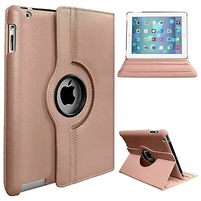 For Apple IPad 5th To 10th Generation Air 11  Pro 360° Rotating Smart Case Cover • £5.47