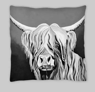 Highland Cow Double Sided Cushion Covers 45x45cm (18x18) • £7.99