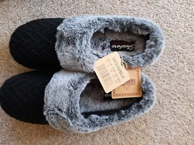 £22.50 • Buy Skechers Slippers Brand New With Box Size 4 Black Suitable For Vegans