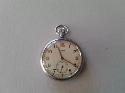 £110 • Buy WW2 Military Stainless CYMA Swiss Made Pocket Watch. Working Condition.