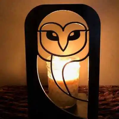 Wise Owl Solid Metal Luminary Candle Holder For All Your Candles • $39.99