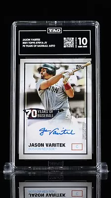 2021 Topps 70 Years Of Baseball Auto Jason Varitek #70YA-JV • $84.99