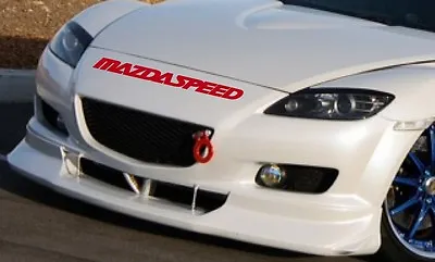 MAZDA SPEED 3 5 6 CX7 RX7 RX8 Mazdaspeed Racing Decal Sticker Emblem Logo RED • $29.99