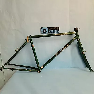 Vintage Bianchi Timber Wolf 26  Wheel Mtn Bike Frameset 17.5  100/135mm CrMo D19 • $65