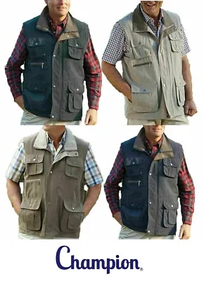 Mens Hiking Safari Casual Shooting Fishing Gilet Bodywarmer Waistcoat S-3xl • £14.95