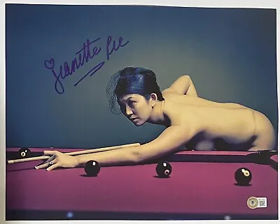 Jeanette Lee Signed 11x14 Photo With Beckett COA. Pool Legend Black Widow. B45 • $199.99