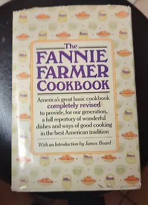 RARE! The FANNIE FARMER COOKBOOK By Marion Cunningham 12TH EDITION W/JACKET • $29.99