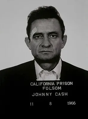 NEW Johnny Cash Mugshot Music Poster Wall Art Print Police Line Up Criminal • $22.56
