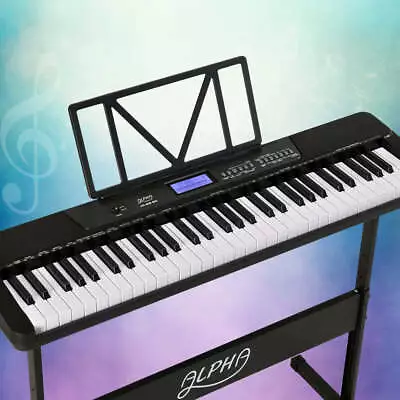 Alpha 61 Keys Electronic Piano Keyboard Digital Electric W/ Stand Touch • $126.33