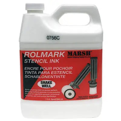 MARSH 20923 Stencil InkJugWhite1 Qt. • $33.67