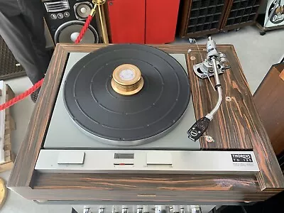 Thorens Td 125 Turntable + Sme 3009 Hi End With Rosewood Wood Vintage Good Look • $4653.06