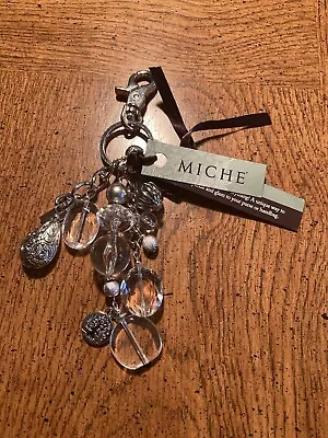 Miche Purse Charm (Angel) Silver & Clear Beads • $8