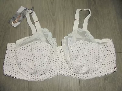 M&s Marks & Spencer Rosie Ivory Mix Balcony Style Bra Uk Size 34gg • £9.99