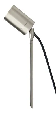 Modern Stainless Steel Outdoor Garden Landscape Ground Spike Spot Lights GU10 • £14.99