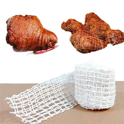 Meat Netting Roll Elastic Netting Ham Sock Meat Butcher Twine Net Sausage Making • $7.63