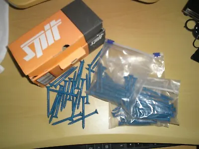 6 X 70 Mm Spit Tapcon CSK Head Masonry Screws - Box Of 80 - Blue • £19.99