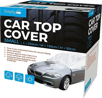 £11.99 • Buy Simply Water Rain UV Sun Frost Resistant Fully Breathable Car Top Cover - Small
