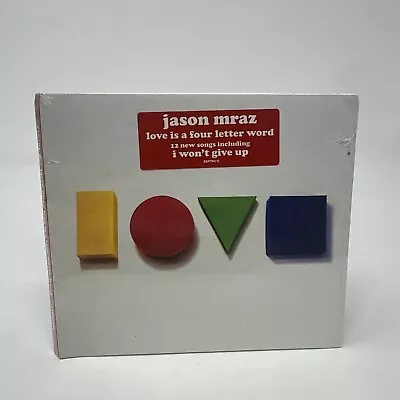 Jason Mraz – Love Is A Four Letter Word - New CD Hype Sticker • $10