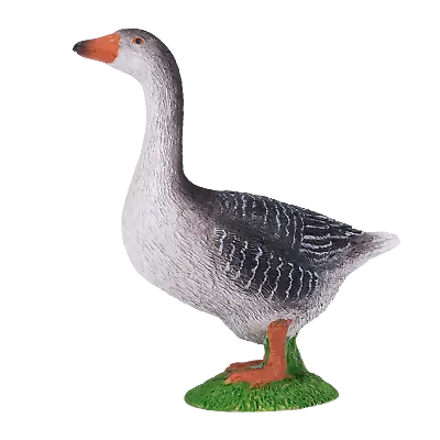 Mojo GOOSE GREY Farmyard Bird Life Toy Countryside Animals Figures Models Pets • £7.95