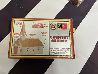 SEALED HO Scale 1:87 AHM Snap Eaze Country Church No 15308 Model Train Scape • $24.95