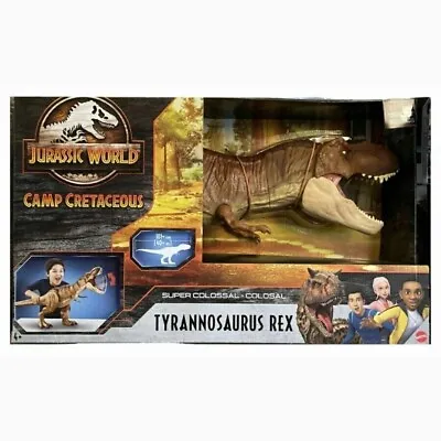 £79.95 • Buy Jurassic World Camp Cretaceous Super Colossal T-Rex Giant Dinosaur Toy  101CM