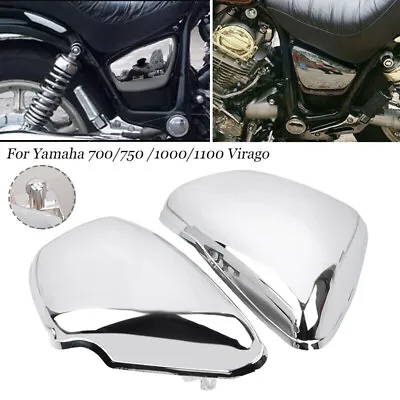 Battery Side Covers For Yamaha 1984-up XV 700 750 1000 1100 Virago Left & Right • $24.68