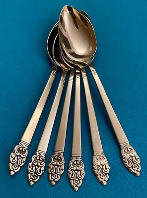 Set Of 6 Oneida VINLAND Teaspoons 6 1/8  Community Stainless Flatware • $21.95