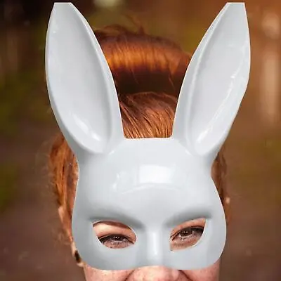 Masquerade Bunny Mask Adult Women'  Mask For Halloween Eve Easter Bar • £5.58