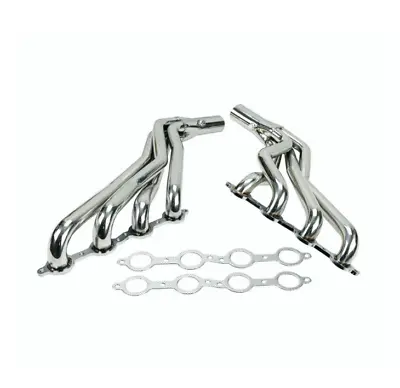 Stainless Steel Headers Manifold W/ Gaskets For Chevy GMC 07-14 4.8L 5.3L 6.0L • $194.99