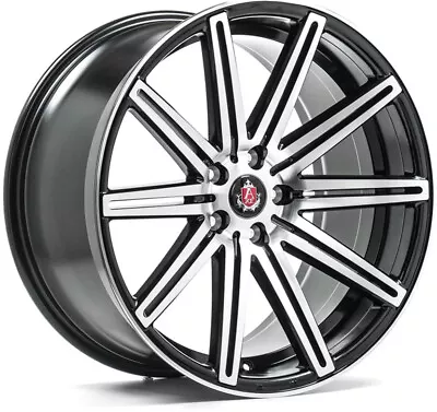 Alloy Wheels 18  Axe EX15 Black Polished Face For Volvo 850 (5 Stud) 92-97 • $1148.29