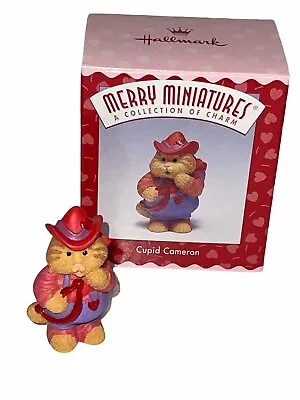 Hallmark Merry Miniature Cupid Cameron Valentine Cat 1997 • $5.51