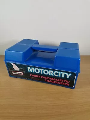 Vintage Matchbox Carry Case Motor City Blue *EMPTY* 1993 Tyco Toys Free UK PP  • $18.89