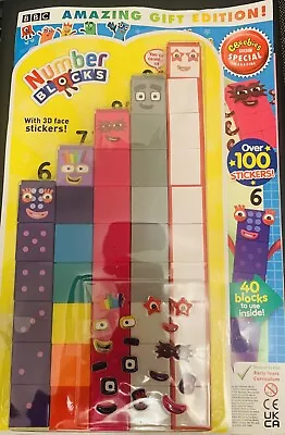 £4.99 • Buy Numberblocks Cbeebies Gift Magazine 6-10 Blocks EYFS Maths Numbers Reception