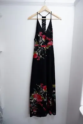 Jarlo Maxi Dress Size S Small Uk 10 Long Womens New Bnwts Flowers Rrp £75 • £33.60