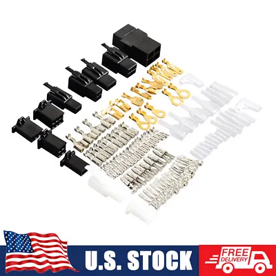 Universal Motorcycle Wiring Harness Repair Electrical Bullet Plug Wire Connector • $9.29