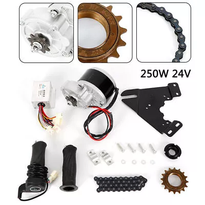 24V 250W Electric Bicycle Motor Kit 16-28  DIY E-Bike Conversion Kit & Freewheel • $69.35