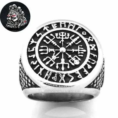 Skull Rings Men's Men Cool Ring Vintage Fashion Band Gothic Women Punk Jewelry • £4.10