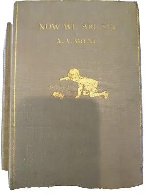 $12 • Buy Vtg Book, Now We Are Six By A.A. Milne, Illus. By Ernest H. Shepard, 1927