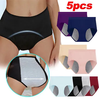 £12.30 • Buy 5x Womens Everdries Leakproof Underwear Incontinence Leak Proof Protective Pants