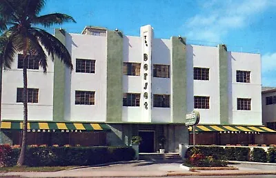 Miami Beach Florida Dorset Hotel Postcard • $3.77