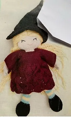 Knitting Pattern Little Witch Rag Doll Soft Toy Halloween • £3