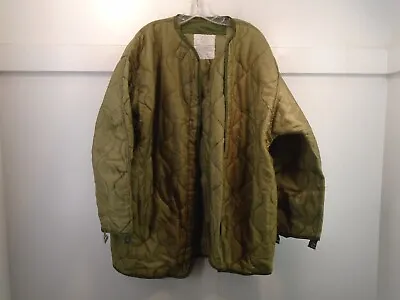 US Military M51 ECW Cold Weather Parka Liner Vietnam War Era 1974 Large 129-G • $49.95