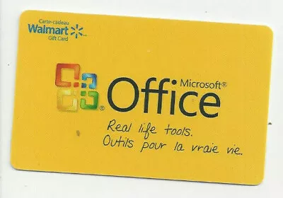 Walmart Collectable Gift Card Microsoft Office • $2.91